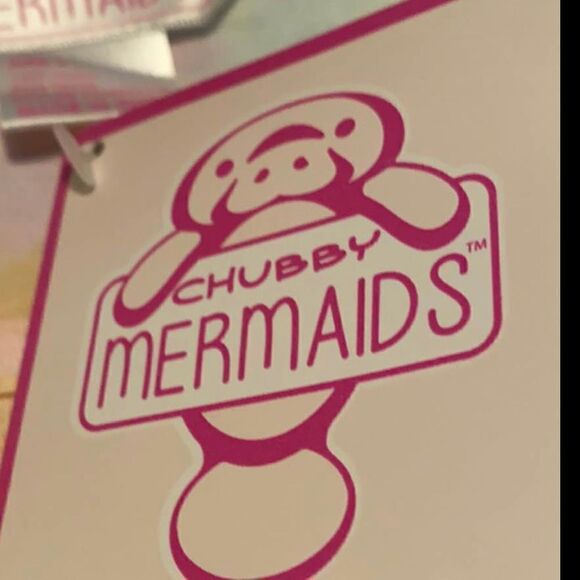 CHUBBY MERMAID “Save The Manatees” Girls Large Tank - Picture 5 of 5